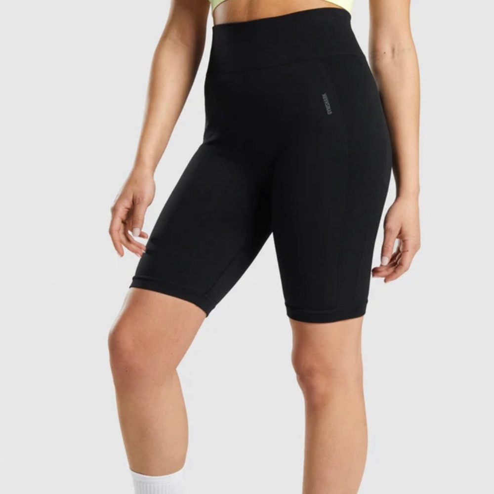 Gymshark FLEX CYCLING SHORTS - Black